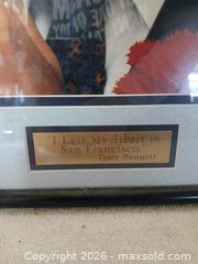 MaxSold Auction: Tony Bennett Signed & Framed "I Left My Heart in San Francisco" Portrait - Sun City (Arizona, USA) SELLER MANAGED Reseller Online Auction - West Forrester Drive