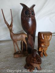 MaxSold Auction: Vintage Hand-Carved Wooden Figurines – 4 - Sun City (Arizona, USA) SELLER MANAGED Reseller Online Auction - West Forrester Drive