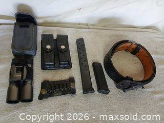 MaxSold Auction: Vintage Police Duty Gear, Magazines, and Meade Compact Binoculars - Sun City (Arizona, USA) SELLER MANAGED Reseller Online Auction - West Forrester Drive