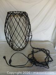 MaxSold Auction: Vintage Spanish Revival Wrought Iron Swag Lamp - Sun City (Arizona, USA) SELLER MANAGED Reseller Online Auction - West Forrester Drive