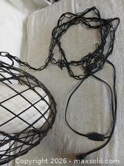 MaxSold Auction: Vintage Spanish Revival Wrought Iron Swag Lamp - Sun City (Arizona, USA) SELLER MANAGED Reseller Online Auction - West Forrester Drive