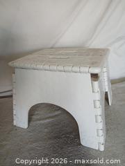 MaxSold Auction: White Plastic Stepstool - Sun City (Arizona, USA) SELLER MANAGED Reseller Online Auction - West Forrester Drive