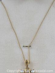 MaxSold Auction: 10K Yellow Gold Turquoise Pendant Necklace with Pearls - Metro Vancouver A (British Columbia, Canada) PARTNER MANAGED Estate Sale Online Auction - Allison Road