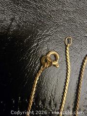 MaxSold Auction: 18k Gold Chain  - Metro Vancouver A (British Columbia, Canada) PARTNER MANAGED Estate Sale Online Auction - Allison Road