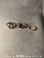 MaxSold Auction: 3 Womans Gold Rings - Metro Vancouver A (British Columbia, Canada) PARTNER MANAGED Estate Sale Online Auction - Allison Road