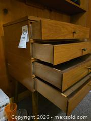 MaxSold Auction: Mid-Century Modern Solid Wood Nightstand with 4 Drawers - Metro Vancouver A (British Columbia, Canada) PARTNER MANAGED Estate Sale Online Auction - Allison Road