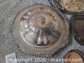 MaxSold Auction: Silver Plate Trays, Platters, Glass Inserts , Cutlery & More - Metro Vancouver A (British Columbia, Canada) PARTNER MANAGED Estate Sale Online Auction - Allison Road