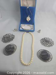 MaxSold Auction: Sterling Necklace, Brooches, Bracelet & more - Metro Vancouver A (British Columbia, Canada) PARTNER MANAGED Estate Sale Online Auction - Allison Road