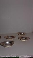 MaxSold Auction: Sterling Silver Small Serving Dishes — Set of 4 - Metro Vancouver A (British Columbia, Canada) PARTNER MANAGED Estate Sale Online Auction - Allison Road
