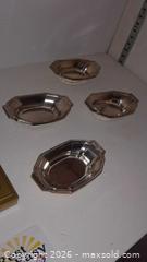 MaxSold Auction: Sterling Silver Small Serving Dishes — Set of 4 - Metro Vancouver A (British Columbia, Canada) PARTNER MANAGED Estate Sale Online Auction - Allison Road