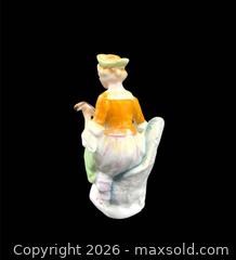 MaxSold Auction: Lipper & Mann French Victorian Figurine Vintage Woman Mandolin Lute Instrument - Cumming (Georgia, USA) SELLER MANAGED Estate Sale Online Auction -  James Burgess Road (STORAGE)