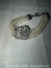 MaxSold Auction: 4 STRAND WHITE PEARL & DIAMOND BRACELET  - Warwick Township (Pennsylvania, USA) SELLER MANAGED Estate Sale Online Auction - Crocker Lane