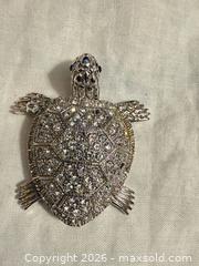 MaxSold Auction: VINTAGE 2” RHINESTONE TURTLE PENDANT W/ MOVEABLE ARMS, LEGS & HEAD  - Warwick Township (Pennsylvania, USA) SELLER MANAGED Estate Sale Online Auction - Crocker Lane