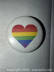 MaxSold Auction: VINTAGE RAINBOW HEART PIN  - Warwick Township (Pennsylvania, USA) SELLER MANAGED Estate Sale Online Auction - Crocker Lane