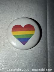 MaxSold Auction: VINTAGE RAINBOW HEART PIN  - Warwick Township (Pennsylvania, USA) SELLER MANAGED Estate Sale Online Auction - Crocker Lane
