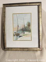 MaxSold Auction: 1989 Watercolor Sailboats by H. Hofer, Framed - Toronto (Ontario, Canada) SELLER MANAGED Downsizing Online Auction - Weston Road (CONDO)