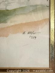 MaxSold Auction: 1989 Watercolor Sailboats by H. Hofer, Framed - Toronto (Ontario, Canada) SELLER MANAGED Downsizing Online Auction - Weston Road (CONDO)
