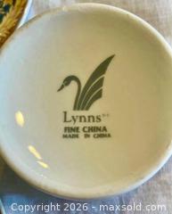 MaxSold Auction: Dinner Set Lynns 42 pieces Made in China, Black, Gold, White. - Toronto (Ontario, Canada) SELLER MANAGED Downsizing Online Auction - Weston Road (CONDO)