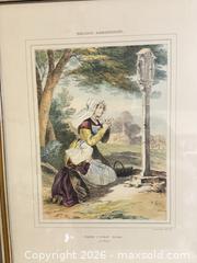MaxSold Auction: Femmes d'Auray (Morbihan) — Hand-Colored Lithograph, Signed - Toronto (Ontario, Canada) SELLER MANAGED Downsizing Online Auction - Weston Road (CONDO)