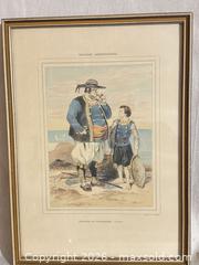 MaxSold Auction: Hand-Colored Lithograph 'Pêcheurs de Douarnenez' Framed Print - Toronto (Ontario, Canada) SELLER MANAGED Downsizing Online Auction - Weston Road (CONDO)