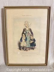 MaxSold Auction: Hand-Colored Lithograph Portrait, Signed, French Text - Toronto (Ontario, Canada) SELLER MANAGED Downsizing Online Auction - Weston Road (CONDO)