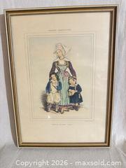 MaxSold Auction: Hand-Colored Lithograph Portrait, Signed, French Text - Toronto (Ontario, Canada) SELLER MANAGED Downsizing Online Auction - Weston Road (CONDO)