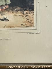 MaxSold Auction: Lithograph "Laitiere de Douarnenez (Finistère)" by D. Derveaux - Toronto (Ontario, Canada) SELLER MANAGED Downsizing Online Auction - Weston Road (CONDO)