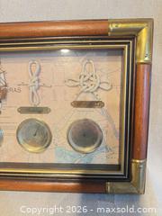 MaxSold Auction: Nautical Wall Plaque with Clock, Barometer & Thermometer - Toronto (Ontario, Canada) SELLER MANAGED Downsizing Online Auction - Weston Road (CONDO)