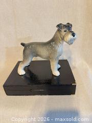 MaxSold Auction: Porcelain Schnauzer Dog Figurine, Gray & White, Medium - Toronto (Ontario, Canada) SELLER MANAGED Downsizing Online Auction - Weston Road (CONDO)