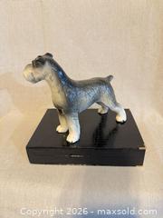 MaxSold Auction: Porcelain Schnauzer Dog Figurine, Gray & White, Medium - Toronto (Ontario, Canada) SELLER MANAGED Downsizing Online Auction - Weston Road (CONDO)