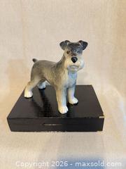 MaxSold Auction: Porcelain Schnauzer Dog Figurine, Gray & White, Medium - Toronto (Ontario, Canada) SELLER MANAGED Downsizing Online Auction - Weston Road (CONDO)