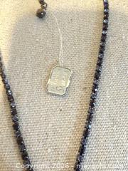 MaxSold Auction: Sherance Pendant Necklace with Purple & Pink Rhinestones, 18" - Toronto (Ontario, Canada) SELLER MANAGED Downsizing Online Auction - Weston Road (CONDO)