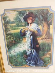 MaxSold Auction: Victorian Romantic Framed Print of Victorian Woman in Gold Gilt Frame 25.5”/31.5” - Toronto (Ontario, Canada) SELLER MANAGED Downsizing Online Auction - Weston Road (CONDO)