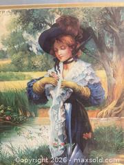MaxSold Auction: Victorian Romantic Framed Print of Victorian Woman in Gold Gilt Frame 25.5”/31.5” - Toronto (Ontario, Canada) SELLER MANAGED Downsizing Online Auction - Weston Road (CONDO)