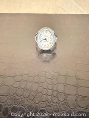 MaxSold Auction: Vintage Women's Silver-Tone Chaika USSR Mechanical Ring Watch - Toronto (Ontario, Canada) SELLER MANAGED Downsizing Online Auction - Weston Road (CONDO)