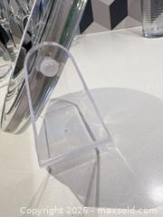 MaxSold Auction: Clear Small Double-Sided Wall-Mount Makeup Mirror - Toronto (Ontario, Canada) SELLER MANAGED Downsizing Online Auction - Poplar Plains Road