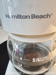 MaxSold Auction: Hamilton Beach 4-5 Cup White Drip Coffee Maker - Toronto (Ontario, Canada) SELLER MANAGED Downsizing Online Auction - Poplar Plains Road