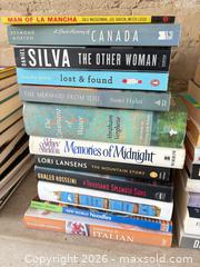 MaxSold Auction: Lot of 21-40 English Fiction, Mystery & Cookbook Books - Toronto (Ontario, Canada) SELLER MANAGED Downsizing Online Auction - Poplar Plains Road