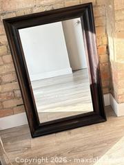 MaxSold Auction: Wood Frame Espresso Medium Mirror (24–36") - Toronto (Ontario, Canada) SELLER MANAGED Downsizing Online Auction - Poplar Plains Road