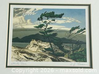 MaxSold Auction: A.J. Casson White Pine Print  - Toronto (Ontario, Canada) PARTNER MANAGED Estate Sale Online Auction - La Rose Avenue