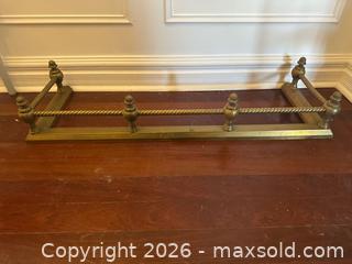 MaxSold Auction: Antique Brass Fire Surround - Toronto (Ontario, Canada) PARTNER MANAGED Estate Sale Online Auction - La Rose Avenue