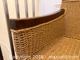 MaxSold Auction: Antique Style Woven Rattan Armchair - Toronto (Ontario, Canada) PARTNER MANAGED Estate Sale Online Auction - La Rose Avenue