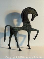MaxSold Auction: Bronze Horse Ancient Greek Geometric Era Metal Art Sculpture - Toronto (Ontario, Canada) PARTNER MANAGED Estate Sale Online Auction - La Rose Avenue