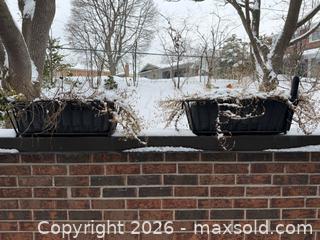 MaxSold Auction: Cast Iron Garden Planters x2 - Toronto (Ontario, Canada) PARTNER MANAGED Estate Sale Online Auction - La Rose Avenue