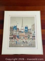 MaxSold Auction: Eugène Valentin Paris Limited Edition Lithograph - Toronto (Ontario, Canada) PARTNER MANAGED Estate Sale Online Auction - La Rose Avenue