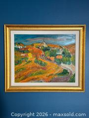 MaxSold Auction: Expressionist Landscape Oil Painting Signed  - Toronto (Ontario, Canada) PARTNER MANAGED Estate Sale Online Auction - La Rose Avenue