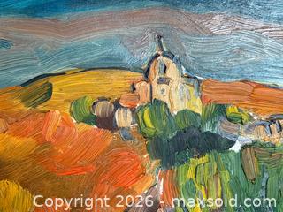 MaxSold Auction: Expressionist Landscape Oil Painting Signed  - Toronto (Ontario, Canada) PARTNER MANAGED Estate Sale Online Auction - La Rose Avenue