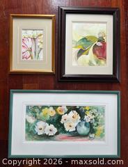 MaxSold Auction: Flowers & Fruit Watercolor Paintings  - Toronto (Ontario, Canada) PARTNER MANAGED Estate Sale Online Auction - La Rose Avenue