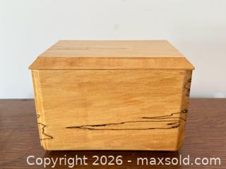 MaxSold Auction: Hand Made Spalted Maple Box - Toronto (Ontario, Canada) PARTNER MANAGED Estate Sale Online Auction - La Rose Avenue