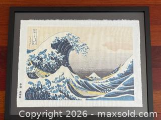 MaxSold Auction: Hokusai Great Wave Woodblock Print - Toronto (Ontario, Canada) PARTNER MANAGED Estate Sale Online Auction - La Rose Avenue
